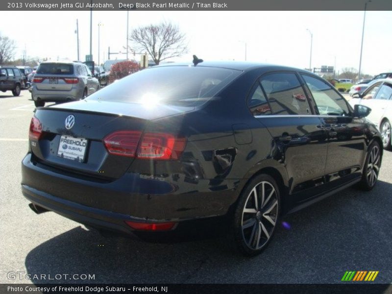 Deep Black Pearl Metallic / Titan Black 2013 Volkswagen Jetta GLI Autobahn