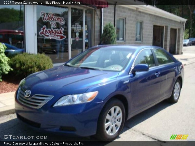 Blue Ribbon Metallic / Ash 2007 Toyota Camry Hybrid
