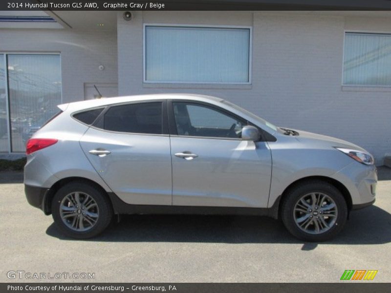 Graphite Gray / Beige 2014 Hyundai Tucson GLS AWD