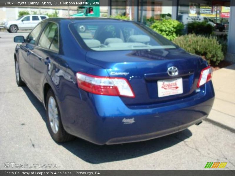 Blue Ribbon Metallic / Ash 2007 Toyota Camry Hybrid