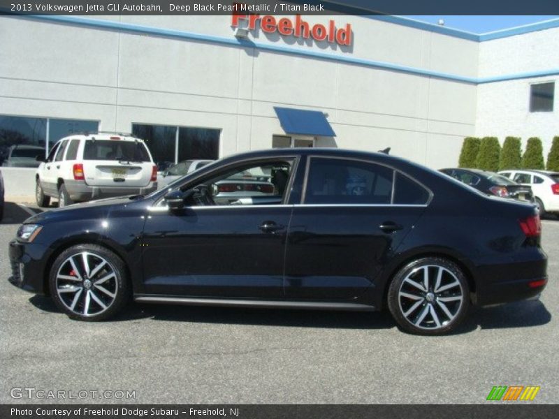 Deep Black Pearl Metallic / Titan Black 2013 Volkswagen Jetta GLI Autobahn