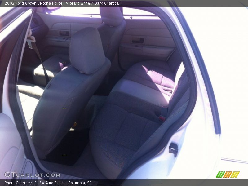 Vibrant White / Dark Charcoal 2003 Ford Crown Victoria Police