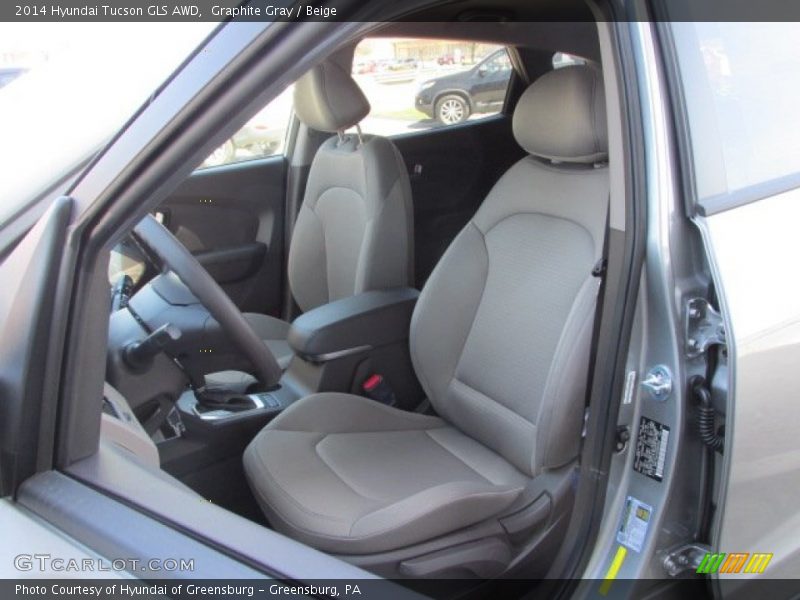 Graphite Gray / Beige 2014 Hyundai Tucson GLS AWD