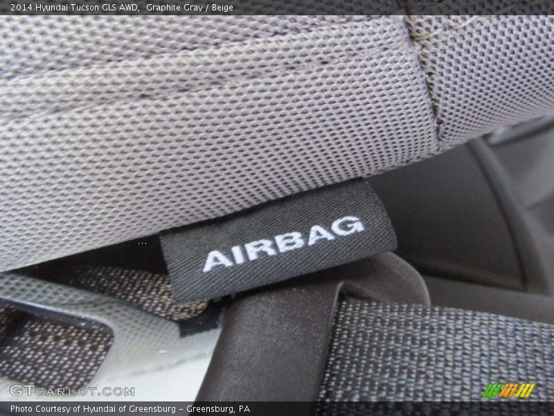 Graphite Gray / Beige 2014 Hyundai Tucson GLS AWD