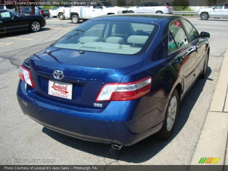 Blue Ribbon Metallic / Ash 2007 Toyota Camry Hybrid
