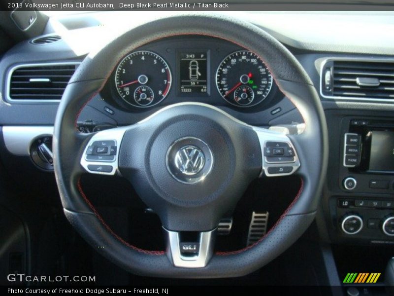 Deep Black Pearl Metallic / Titan Black 2013 Volkswagen Jetta GLI Autobahn