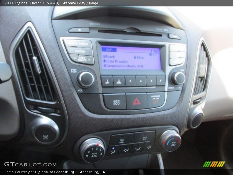 Graphite Gray / Beige 2014 Hyundai Tucson GLS AWD