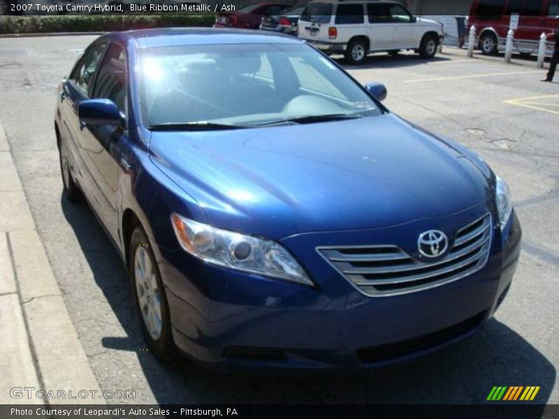 Blue Ribbon Metallic / Ash 2007 Toyota Camry Hybrid