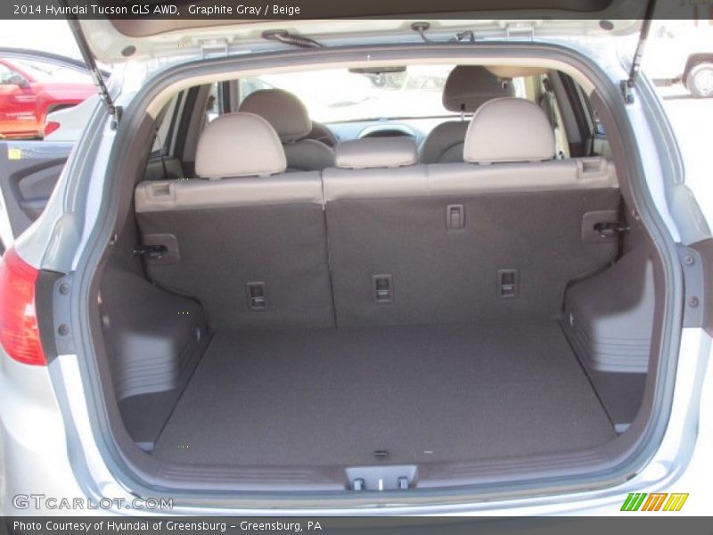 Graphite Gray / Beige 2014 Hyundai Tucson GLS AWD