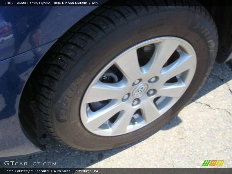 Blue Ribbon Metallic / Ash 2007 Toyota Camry Hybrid