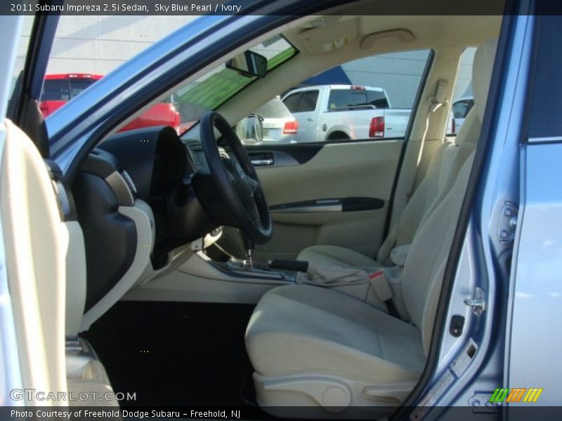 Sky Blue Pearl / Ivory 2011 Subaru Impreza 2.5i Sedan