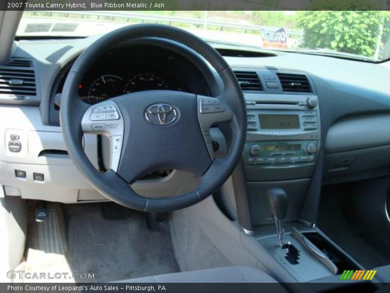 Blue Ribbon Metallic / Ash 2007 Toyota Camry Hybrid