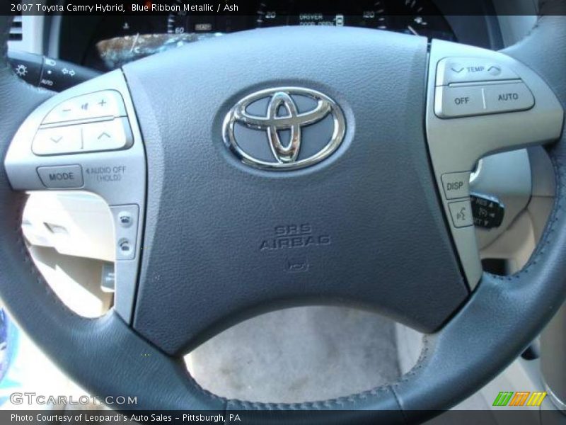 Blue Ribbon Metallic / Ash 2007 Toyota Camry Hybrid
