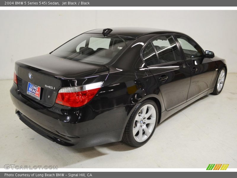 Jet Black / Black 2004 BMW 5 Series 545i Sedan