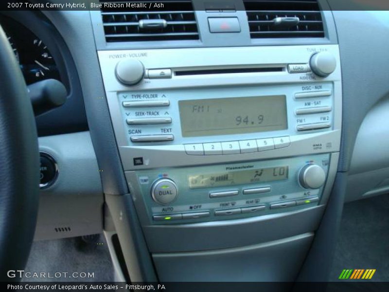Blue Ribbon Metallic / Ash 2007 Toyota Camry Hybrid