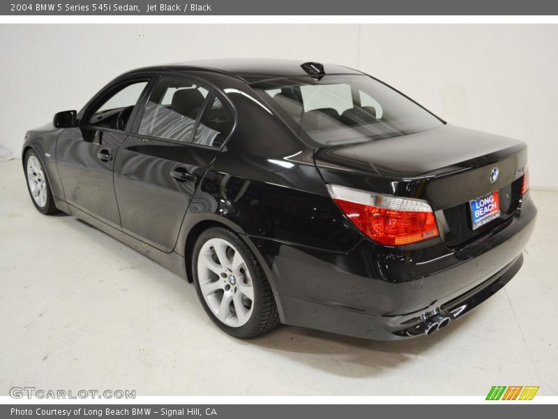 Jet Black / Black 2004 BMW 5 Series 545i Sedan