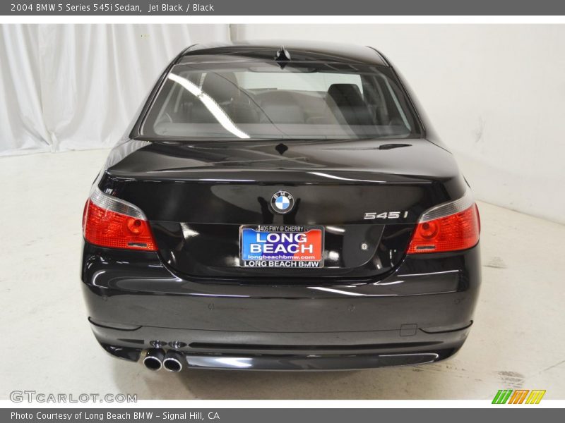 Jet Black / Black 2004 BMW 5 Series 545i Sedan