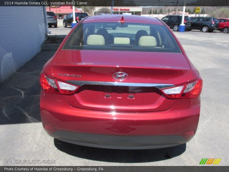 Venetian Red / Camel 2014 Hyundai Sonata GLS