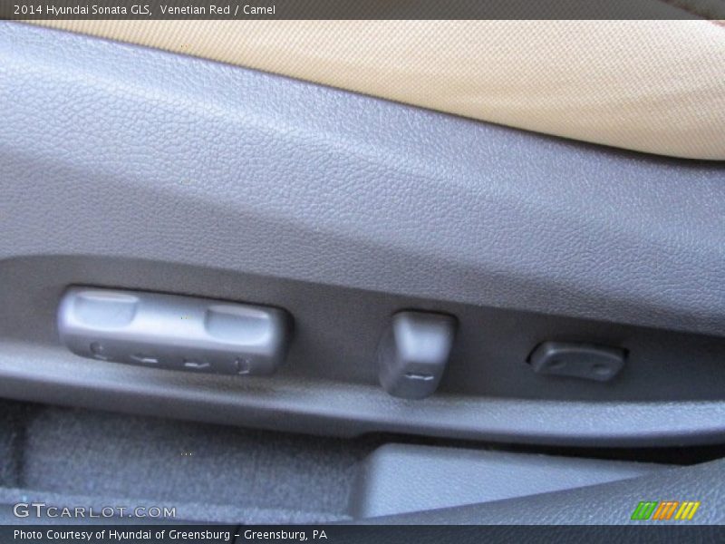 Venetian Red / Camel 2014 Hyundai Sonata GLS