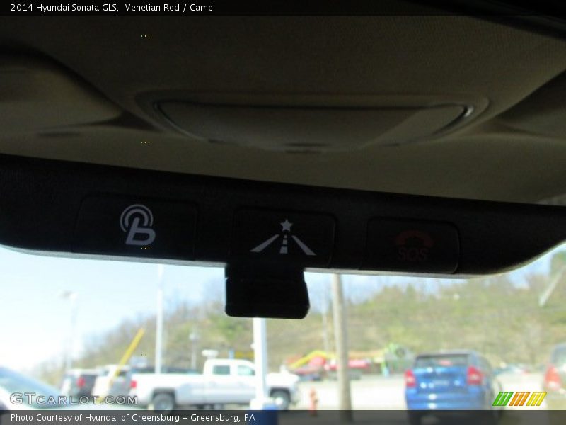 Venetian Red / Camel 2014 Hyundai Sonata GLS