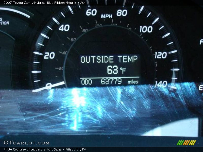 Blue Ribbon Metallic / Ash 2007 Toyota Camry Hybrid
