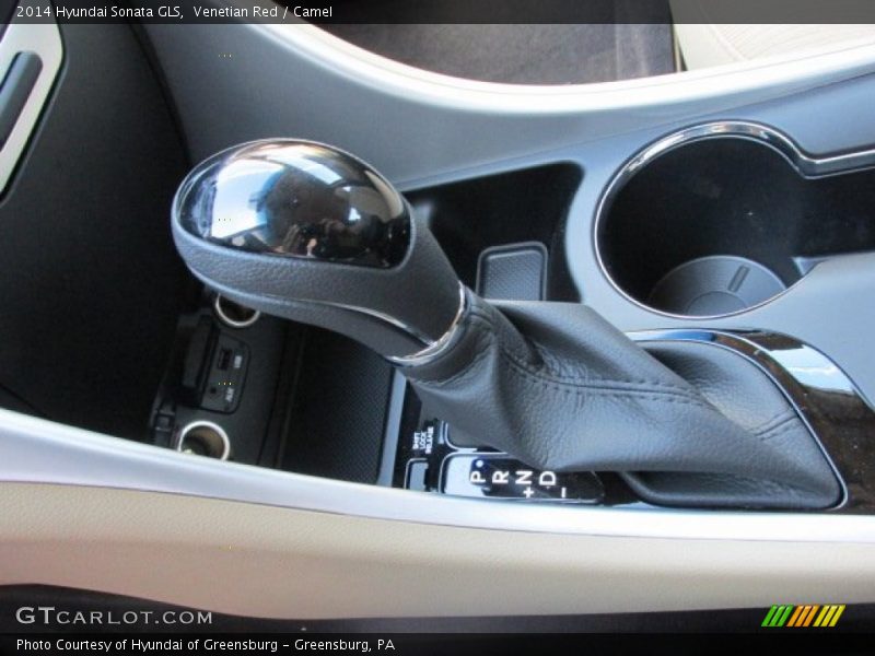 Venetian Red / Camel 2014 Hyundai Sonata GLS