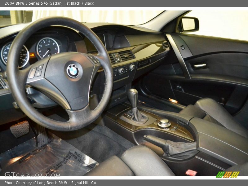 Jet Black / Black 2004 BMW 5 Series 545i Sedan