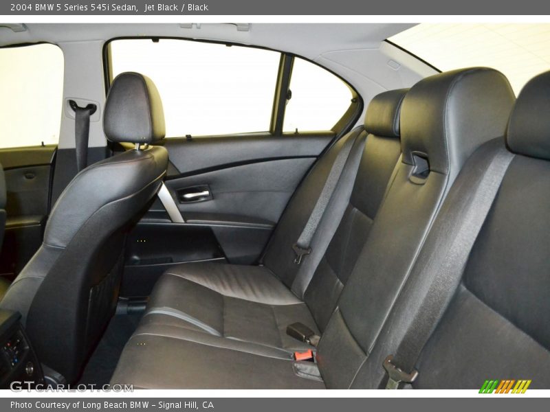 Jet Black / Black 2004 BMW 5 Series 545i Sedan