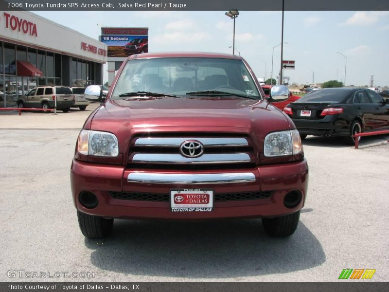 Salsa Red Pearl / Taupe 2006 Toyota Tundra SR5 Access Cab