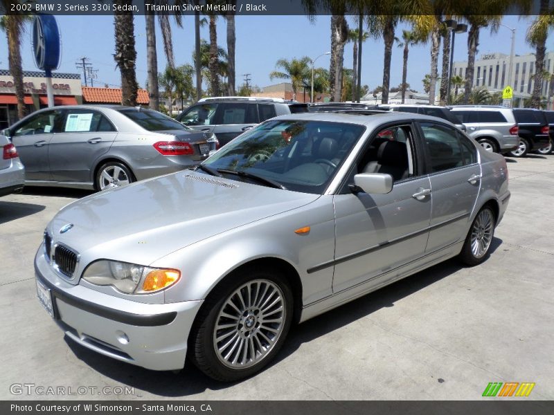 Front 3/4 View of 2002 3 Series 330i Sedan