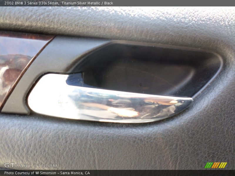 Titanium Silver Metallic / Black 2002 BMW 3 Series 330i Sedan