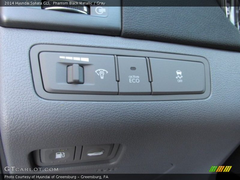 Phantom Black Metallic / Gray 2014 Hyundai Sonata GLS