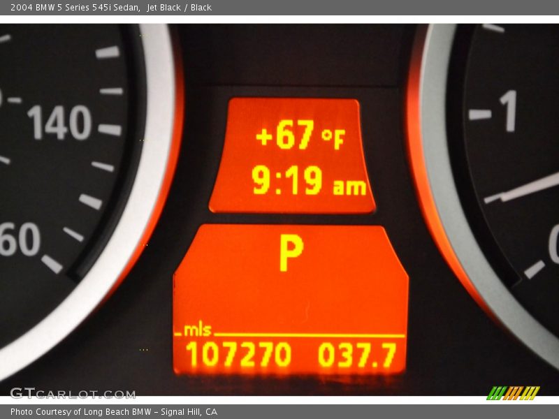 Jet Black / Black 2004 BMW 5 Series 545i Sedan