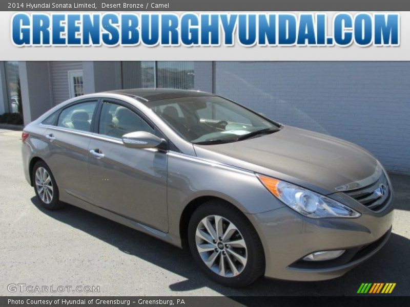 Desert Bronze / Camel 2014 Hyundai Sonata Limited