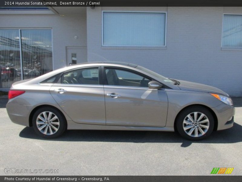 Desert Bronze / Camel 2014 Hyundai Sonata Limited