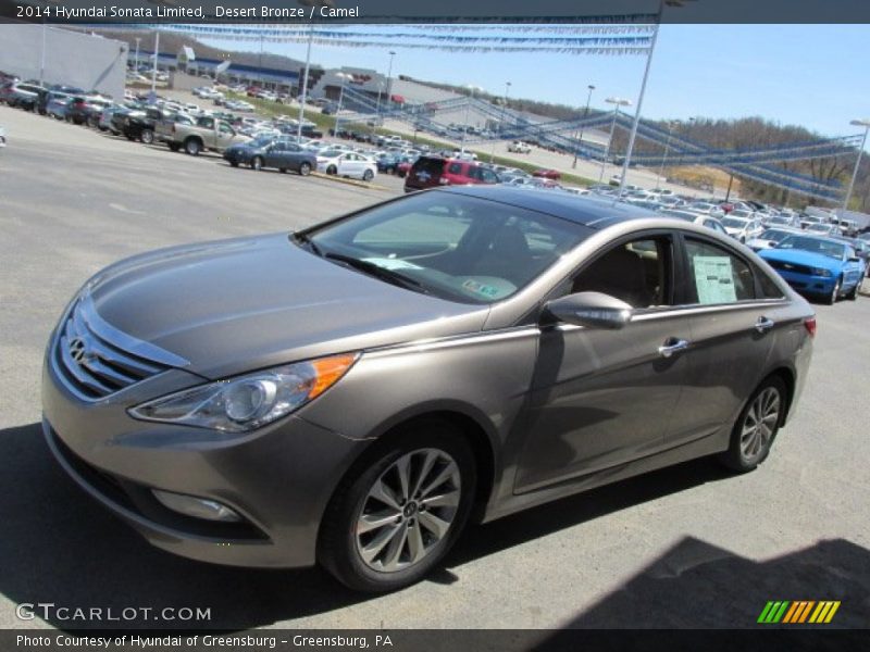 Desert Bronze / Camel 2014 Hyundai Sonata Limited
