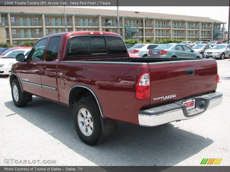Salsa Red Pearl / Taupe 2006 Toyota Tundra SR5 Access Cab