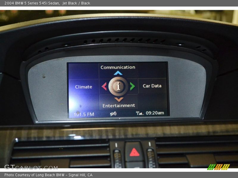 Jet Black / Black 2004 BMW 5 Series 545i Sedan