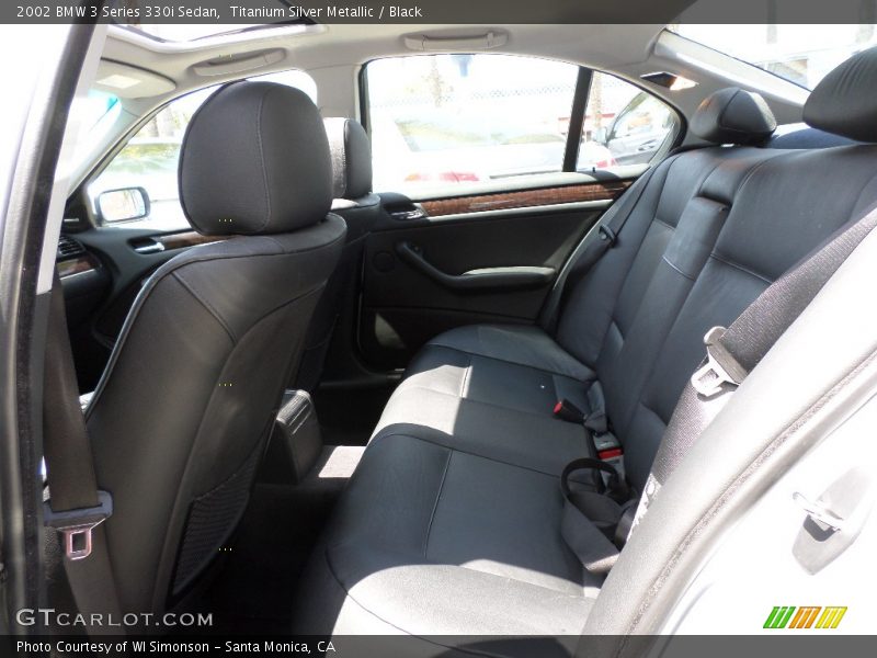 Titanium Silver Metallic / Black 2002 BMW 3 Series 330i Sedan