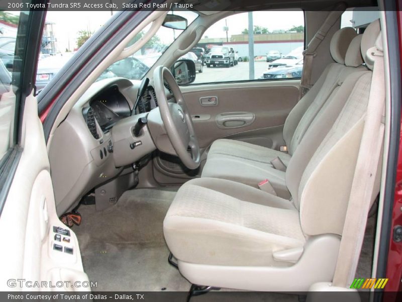 Salsa Red Pearl / Taupe 2006 Toyota Tundra SR5 Access Cab