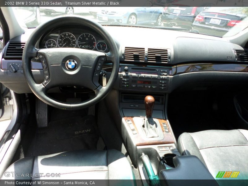 Titanium Silver Metallic / Black 2002 BMW 3 Series 330i Sedan