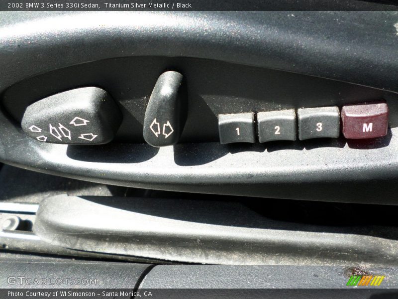 Titanium Silver Metallic / Black 2002 BMW 3 Series 330i Sedan