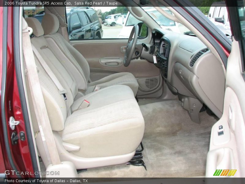 Salsa Red Pearl / Taupe 2006 Toyota Tundra SR5 Access Cab