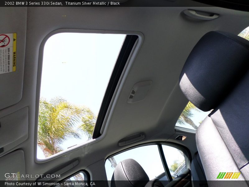Titanium Silver Metallic / Black 2002 BMW 3 Series 330i Sedan