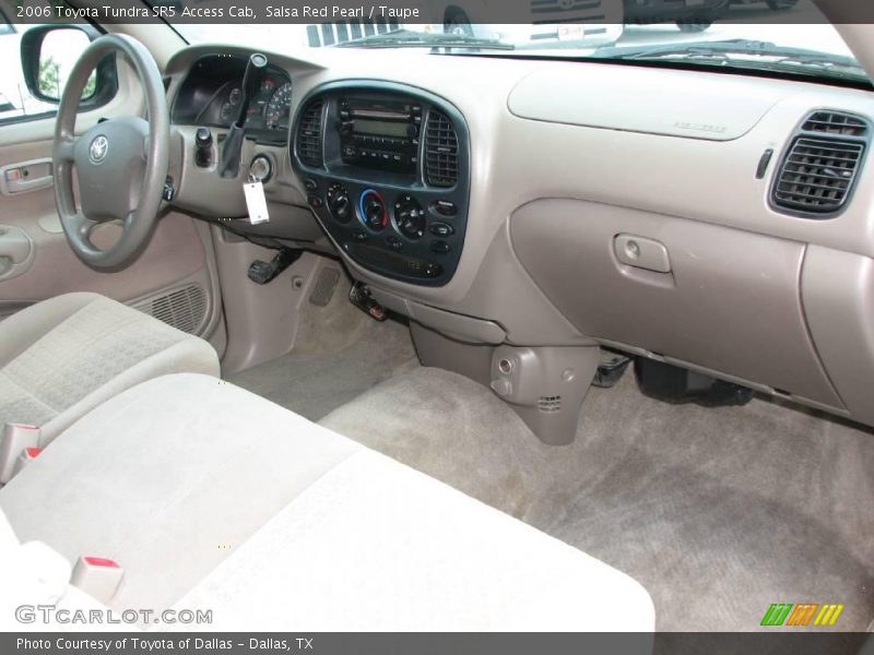 Salsa Red Pearl / Taupe 2006 Toyota Tundra SR5 Access Cab