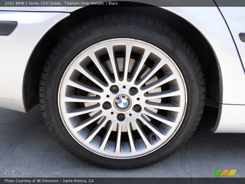 Titanium Silver Metallic / Black 2002 BMW 3 Series 330i Sedan