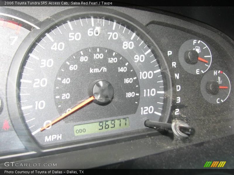 Salsa Red Pearl / Taupe 2006 Toyota Tundra SR5 Access Cab