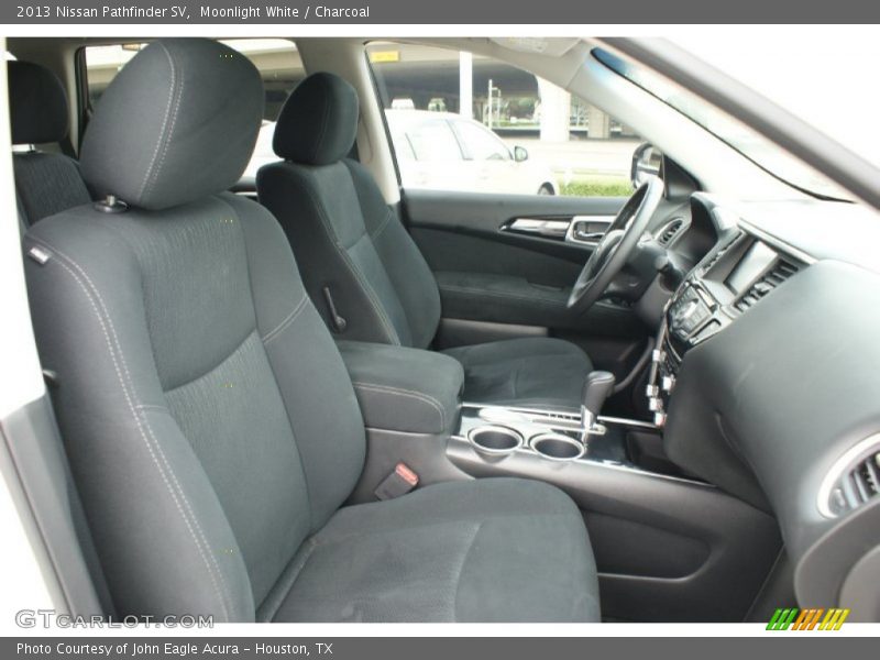 Moonlight White / Charcoal 2013 Nissan Pathfinder SV