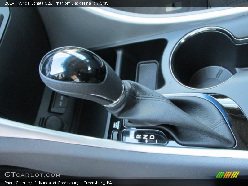 Phantom Black Metallic / Gray 2014 Hyundai Sonata GLS