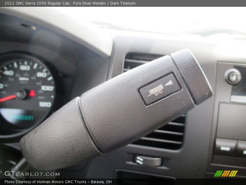 Pure Silver Metallic / Dark Titanium 2011 GMC Sierra 1500 Regular Cab